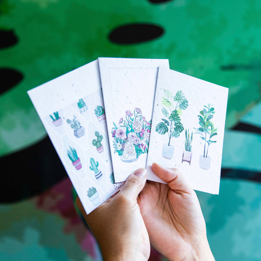 Trio Card Bundle - Seed Paper Card - Card Bundles | Pengram Studio