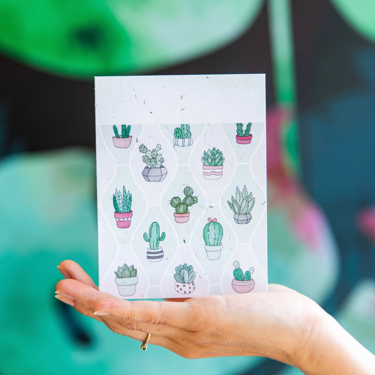 Cacti & Succulents - Seed Paper Card - Seed Paper Cards | Pengram Studio