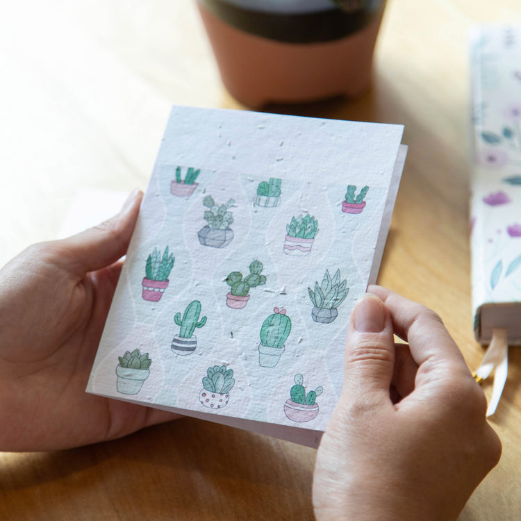 Cacti & Succulents - Seed Paper Card - Seed Paper Cards | Pengram Studio