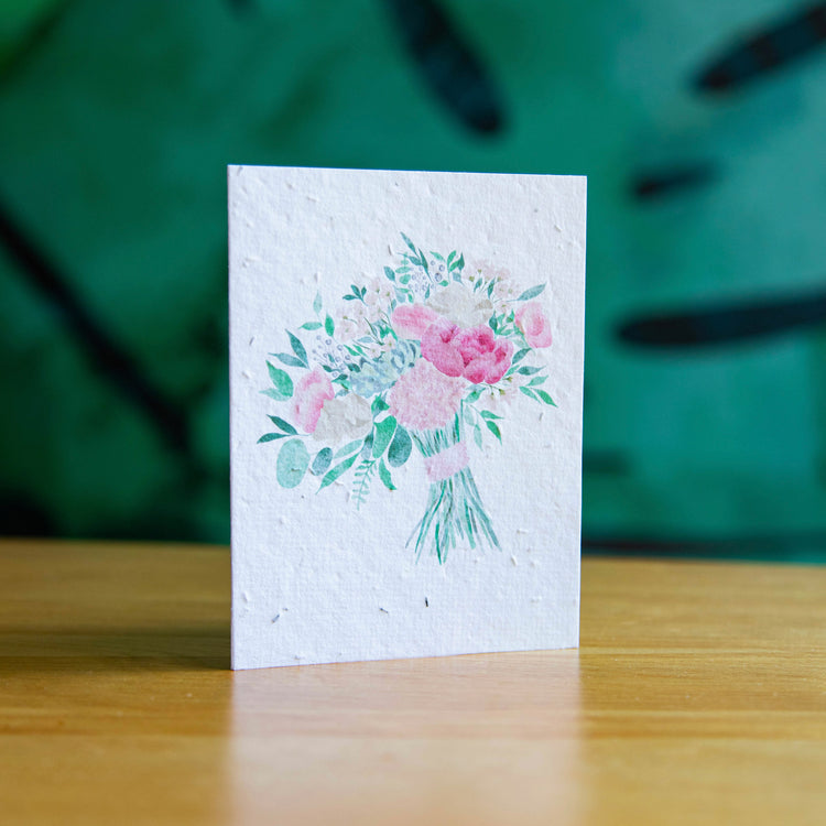 Floral Bouquet - Seed Paper Card - Seed Paper Cards | Pengram Studio