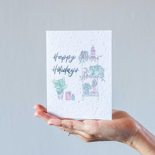 Planty Holidays - Seed Paper Card - Seed Paper Cards | Pengram Studio