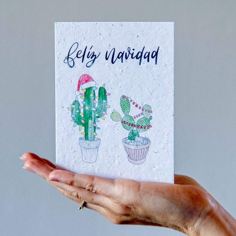 Feliz Navidad - Seed Paper Card - Seed Paper Cards | Pengram Studio