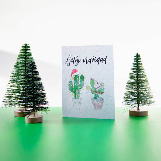 Feliz Navidad - Seed Paper Card - Seed Paper Cards | Pengram Studio