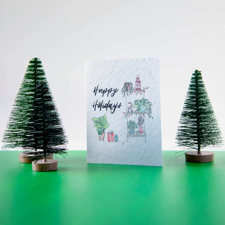 Planty Holidays - Seed Paper Card - Seed Paper Cards | Pengram Studio